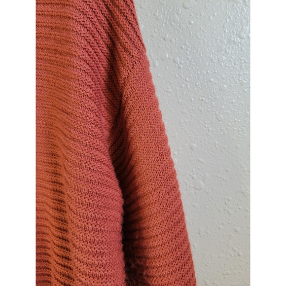 Madison + Hudson Women's Long Sleeve Sweater Orange Sz M - Picture 3 of 14